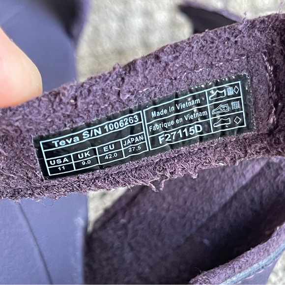 TEVA Verra Purple 11 Women Ankle Strap Sport Sandals - Picture 8 of 12